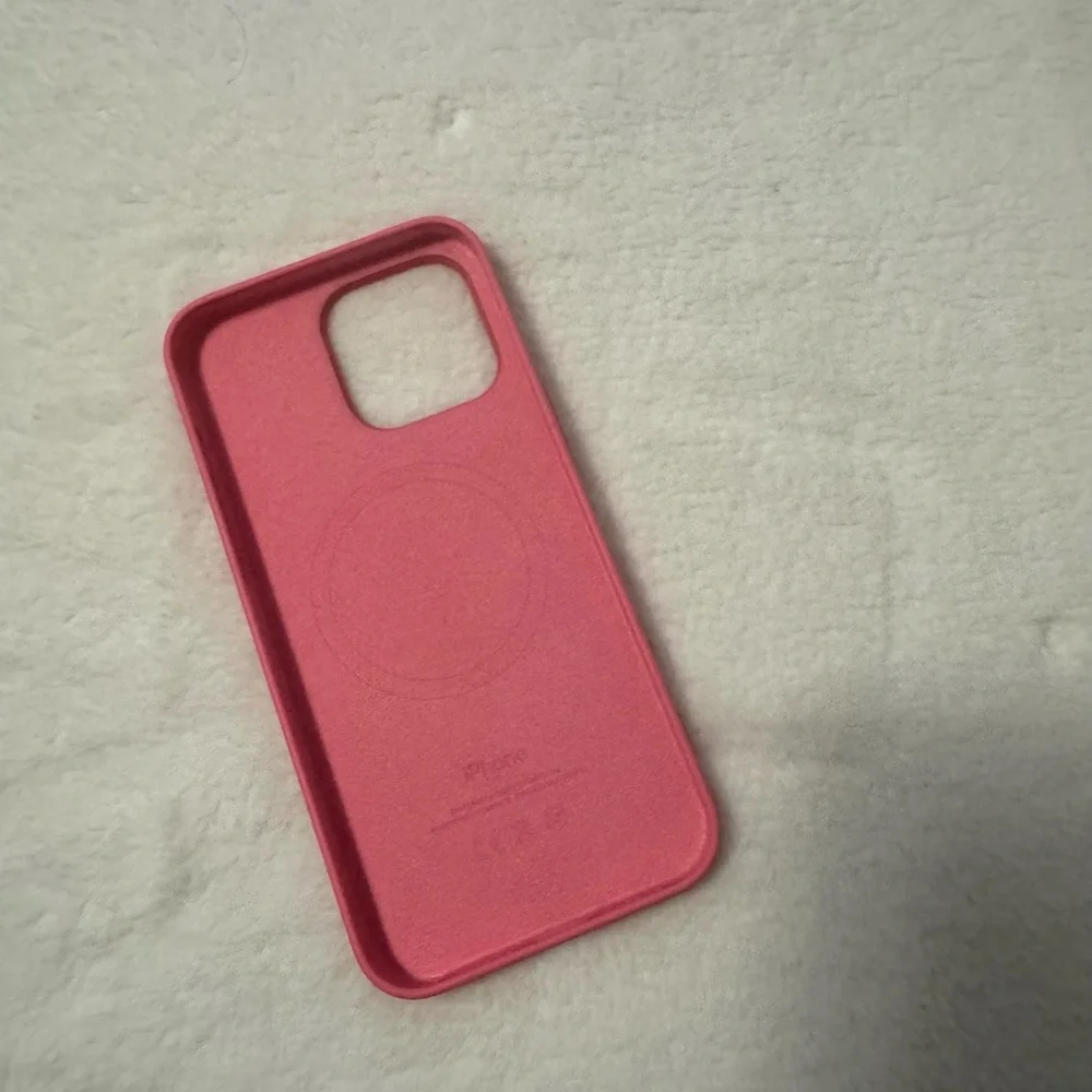 Apple Pink Silicone iPhone Case